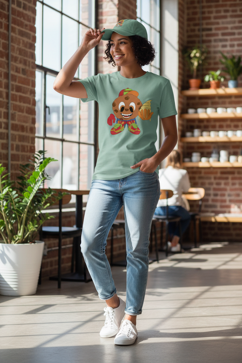 COVAN - Gildan G500 Sage Tee - Lifestyle Model