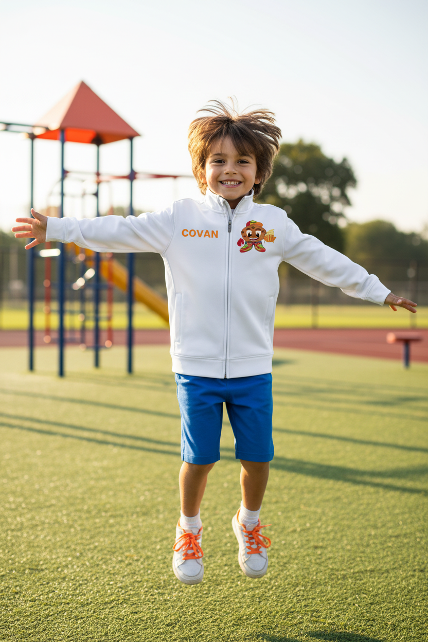 COVAN - Sport-Tek Youth Full-Zip Jacket White - Lifestyle