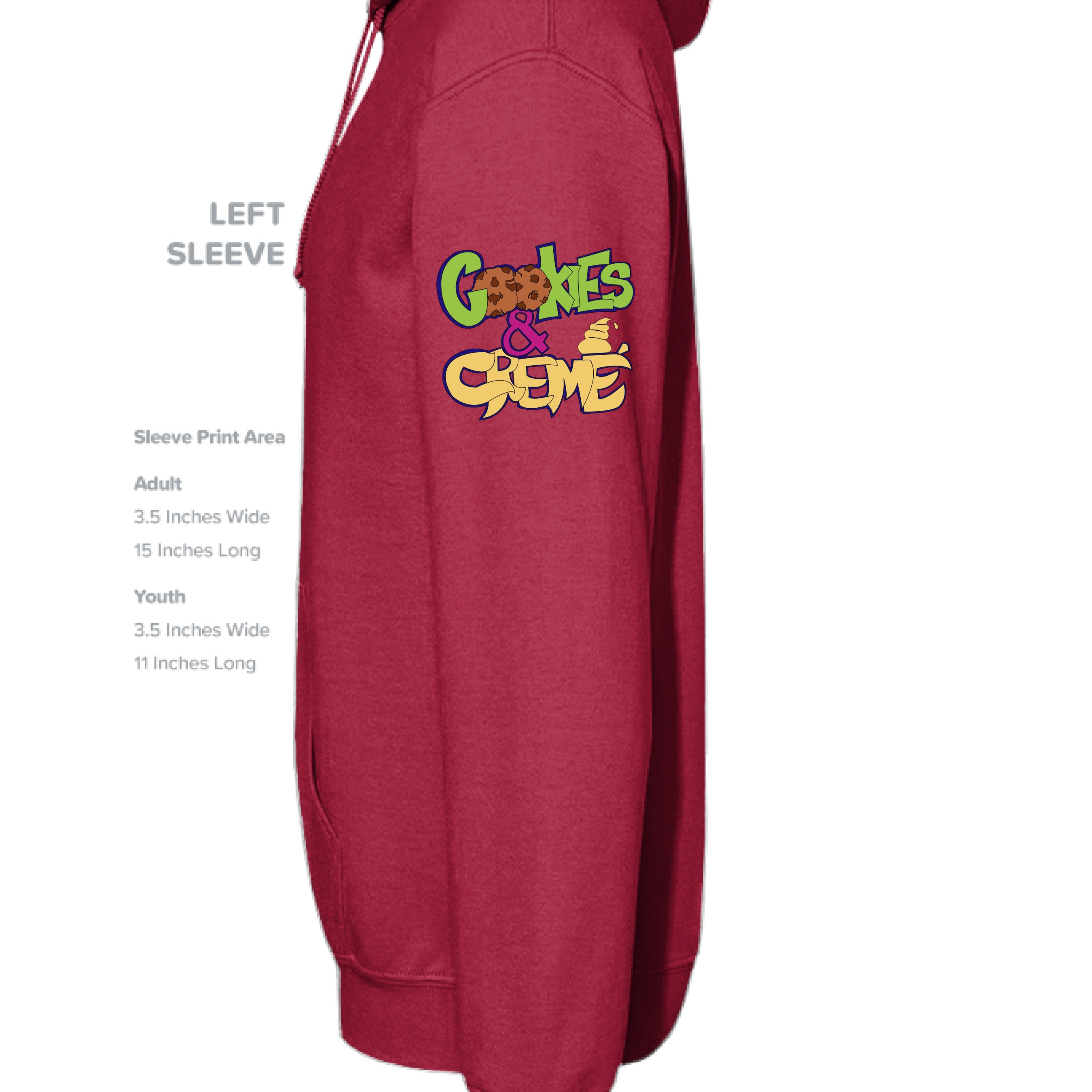 CHERRY RED - SLEEVE_LEFT