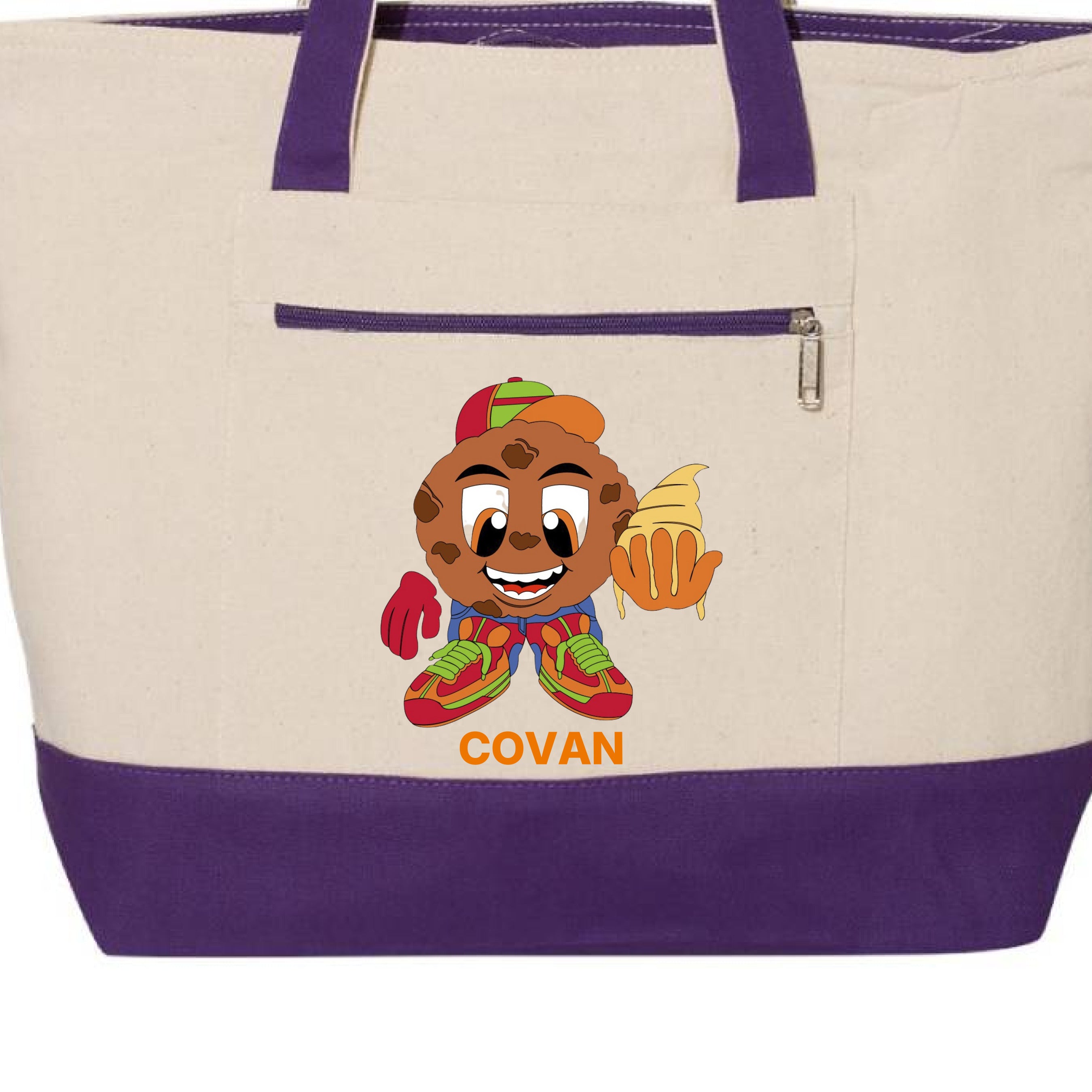 Natural/ Purple - FRONT