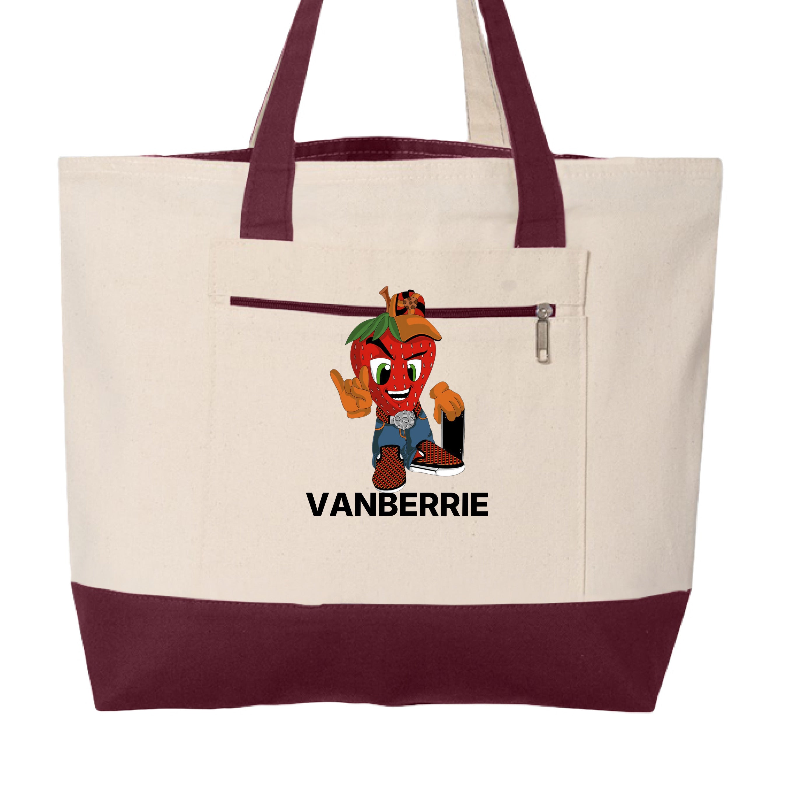 Natural/ Maroon - FRONT