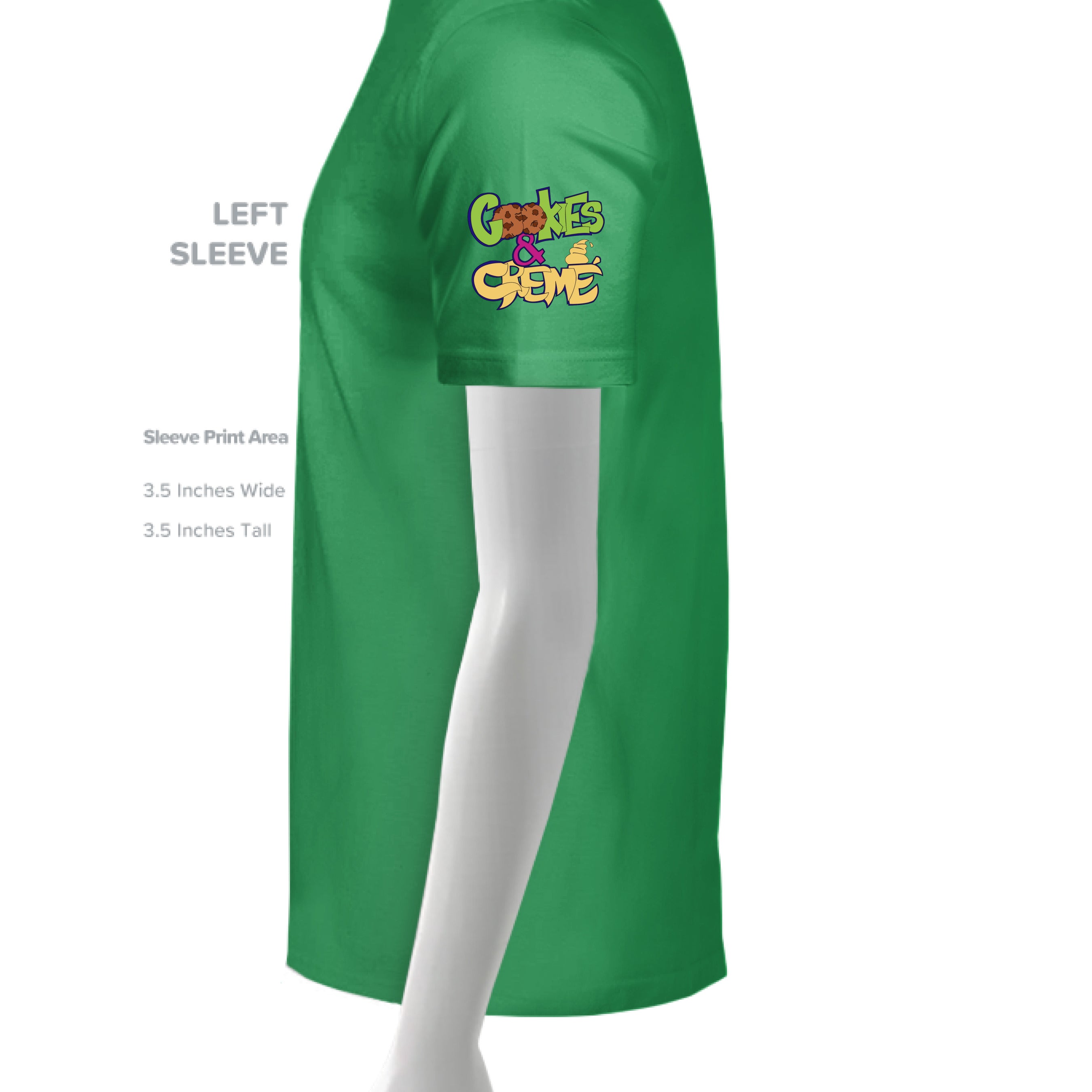 KELLY GREEN - SLEEVE_LEFT