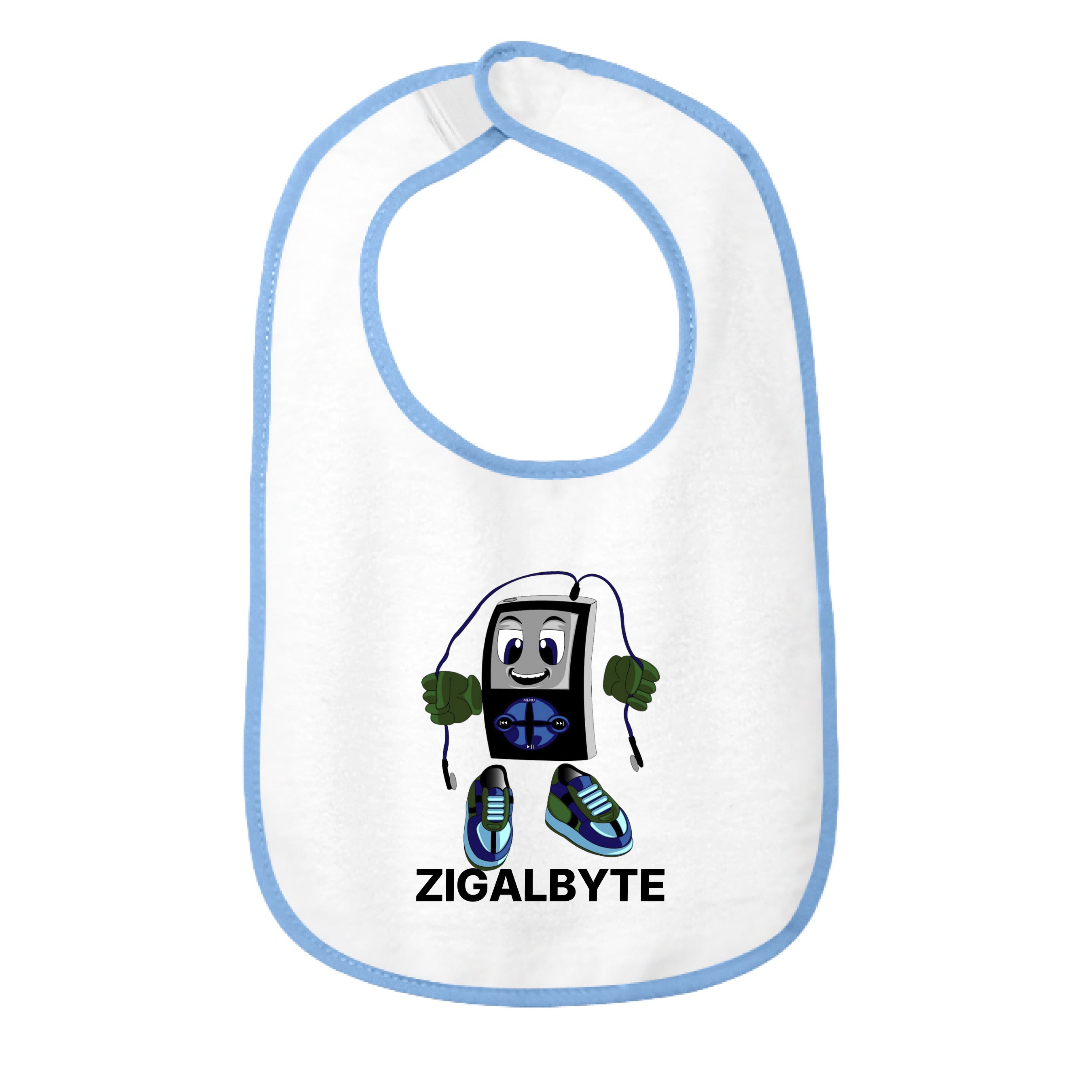 WHITE/LIGHT BLUE - FRONT