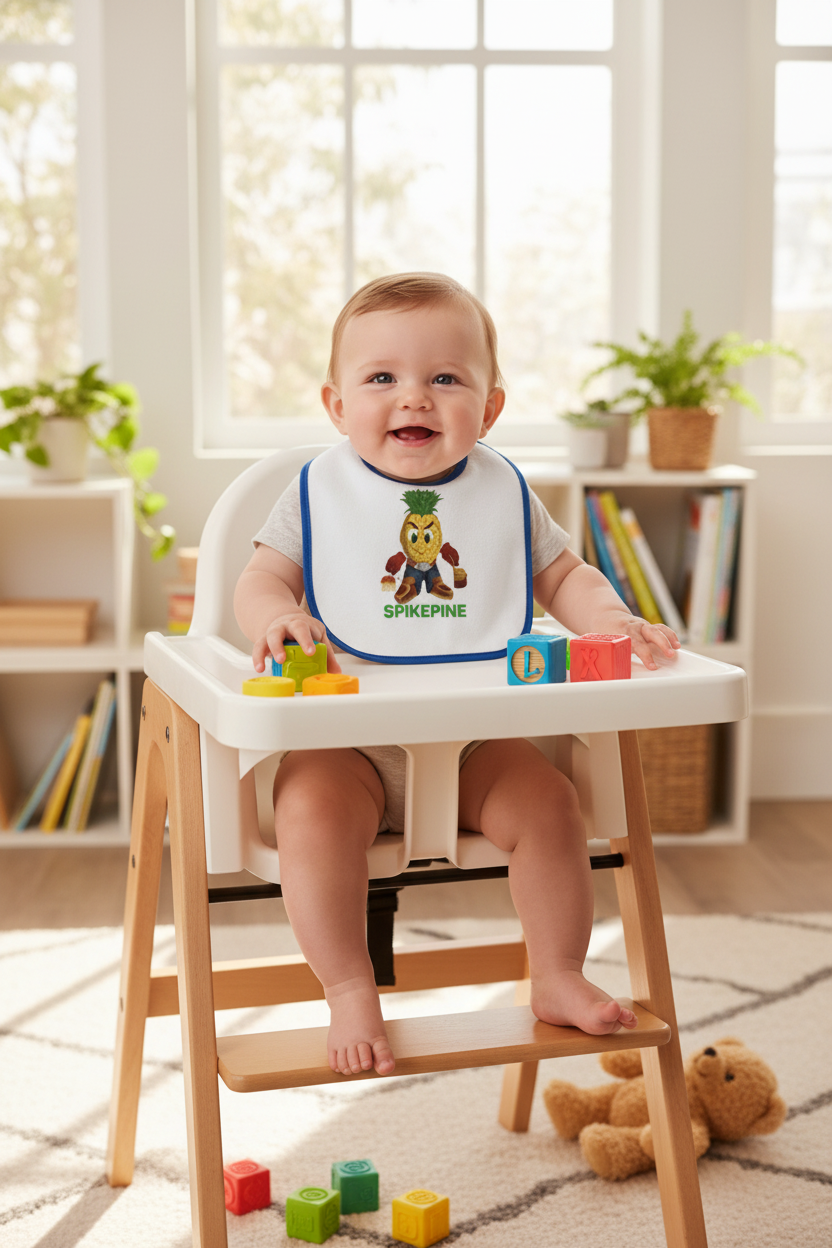 SPIKEPINE Rabbit Skins Infant Bib Lifestyle