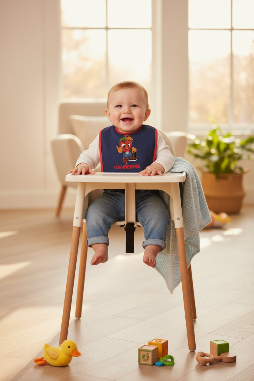VANBERRIE Rabbit Skins Infant Premium Jersey Bib Lifestyle