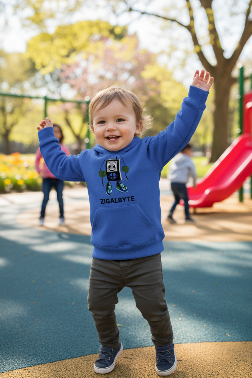 ZIGALBYTE Port & Company Toddler Core Fleece Hoodie Lifestyle