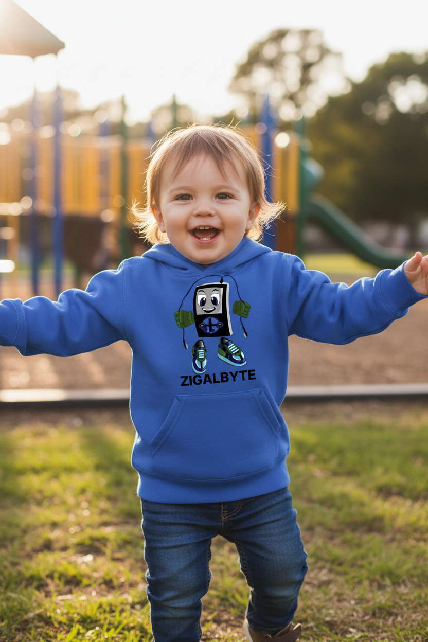 ZIGALBYTE Port & Company Toddler Hoodie Lifestyle