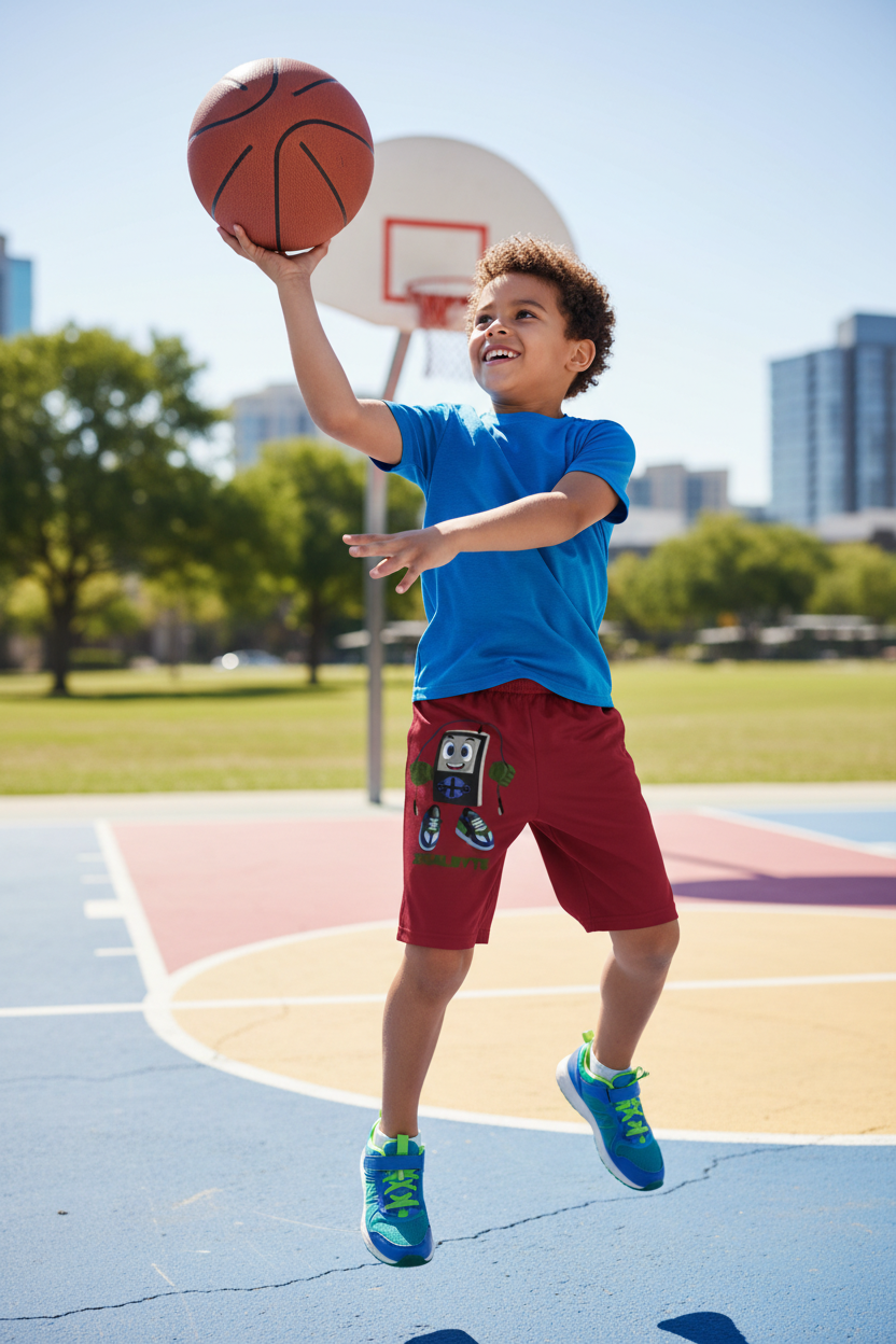 ZIGALBYTE Sport-Tek Youth PosiCharge Shorts Lifestyle